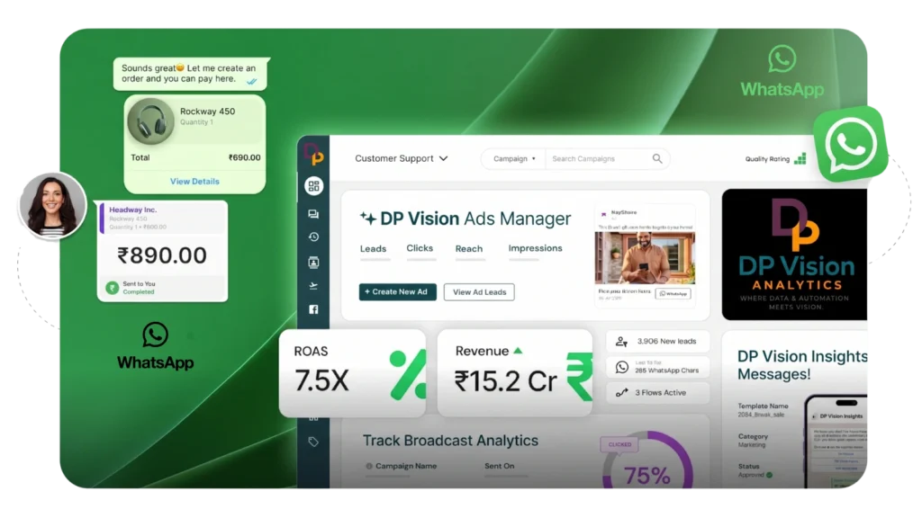 dpvisionanalytics offical clude Whatsapp API
